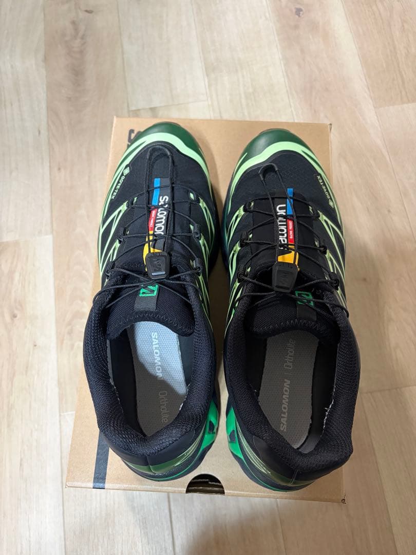 salomon xt6 gtx グリーン　27.5センチ