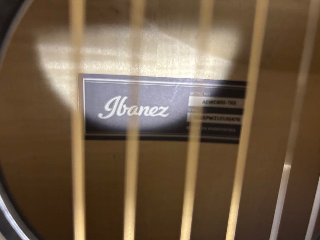 ギター Ibanez AEWC400-TKS