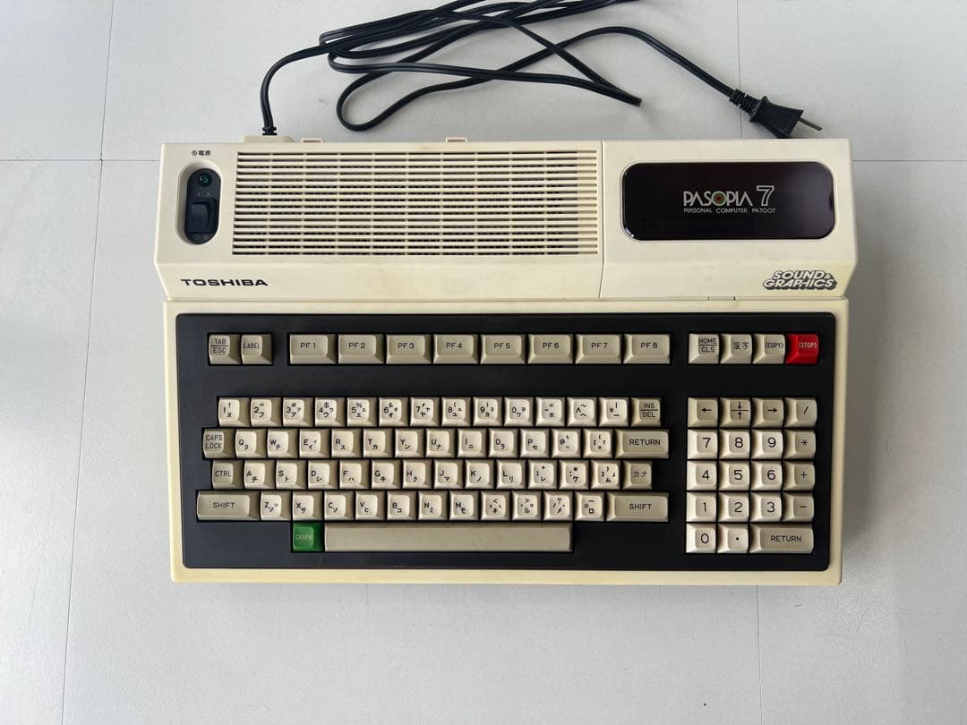 TOSHIBA PASOPIA 7 デスクトップPC