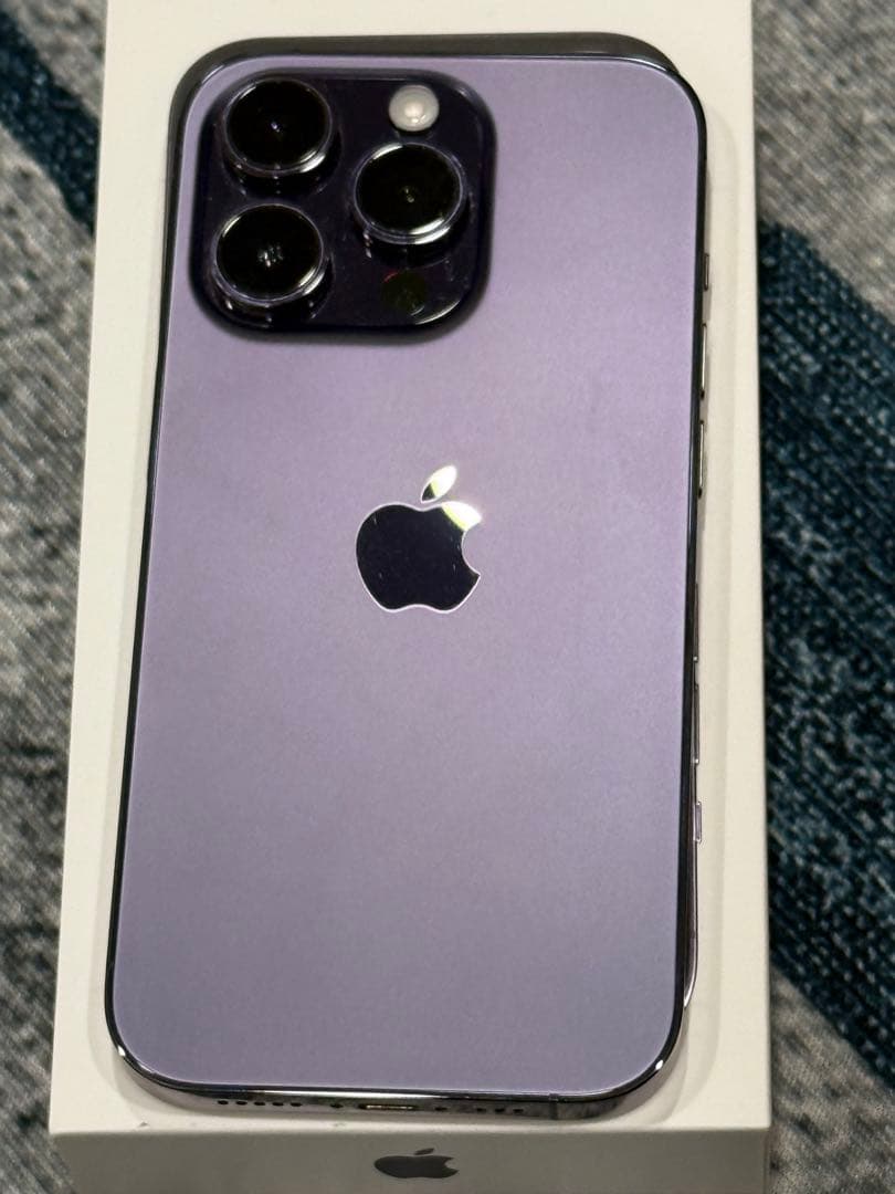 【美品】iPhone 14Pro 256GB （パープル）