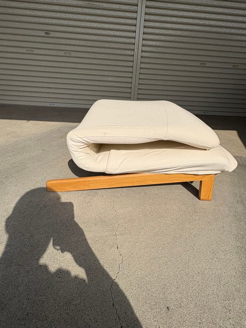 無印良品　ハイバックリクライニングソファ（中古品）