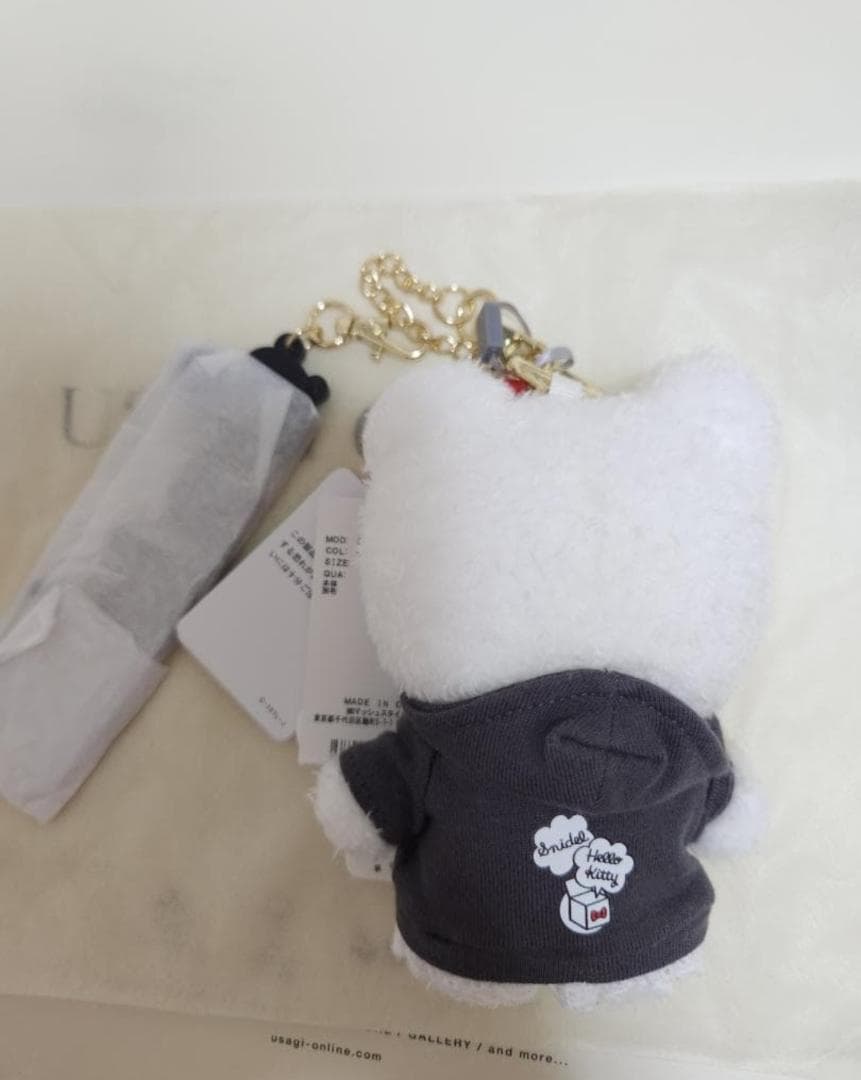 SNIDEL ファー ハンドバッグ & ハローキティ キーチェーン
