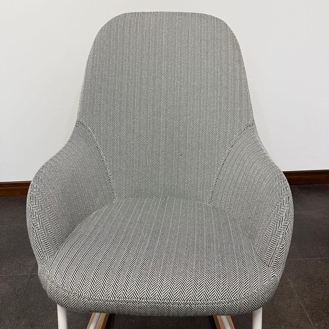 ダルトン　ロッキングチェア　ブルー/ホワイト　ヘンリーボーン　状態良好