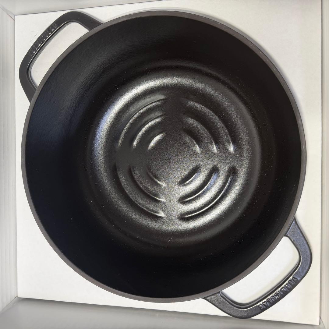 新品未使用 バーミキュラ オーブンポット2 26cm マットブラック フルセット