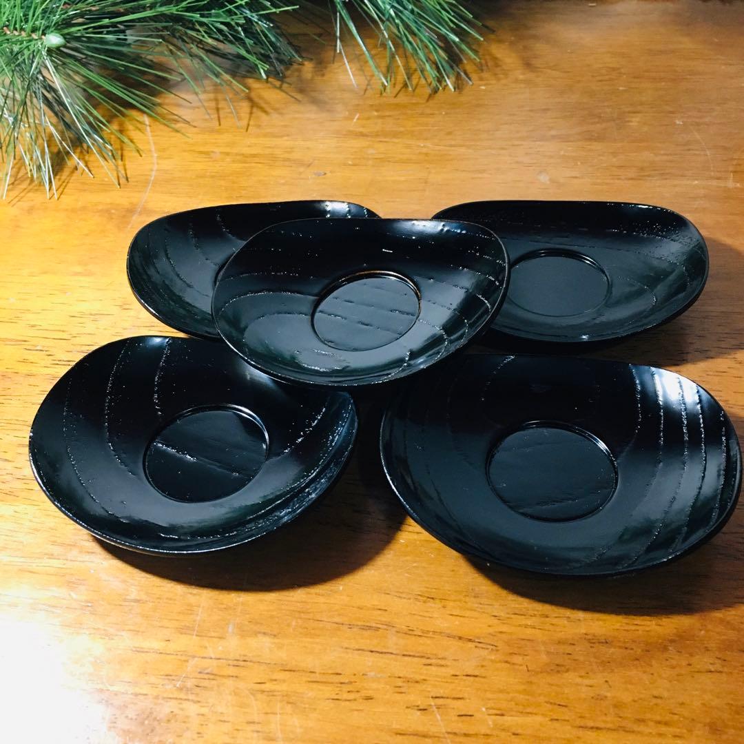 【新品未使用品】常滑焼 　谷川仁　白泥藻掛　煎茶器揃　茶托付き　共箱なし