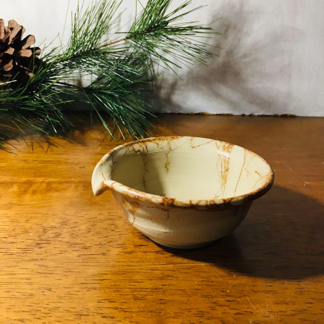 【新品未使用品】常滑焼 　谷川仁　白泥藻掛　煎茶器揃　茶托付き　共箱なし