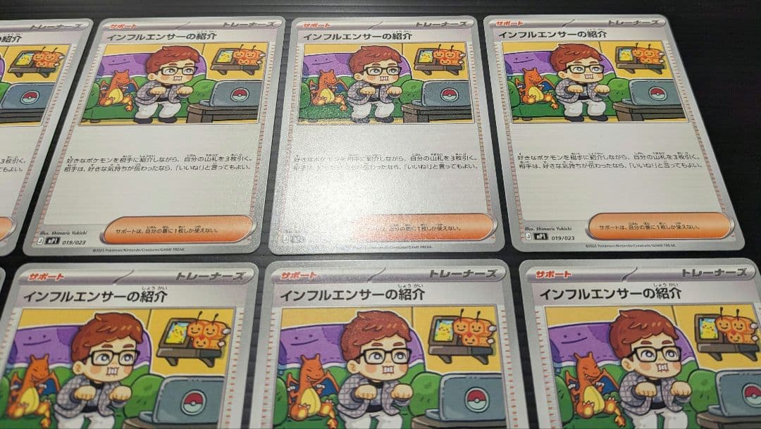 【10枚】インフルエンサーの紹介 まとめ売り