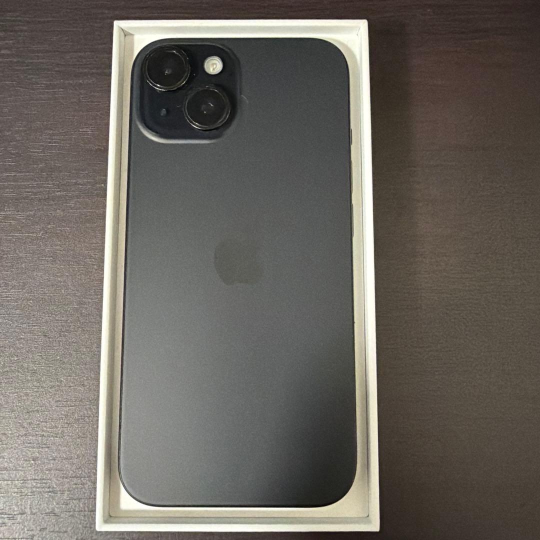【美品】 Apple iPhone15 ブラック simフリー 128GB