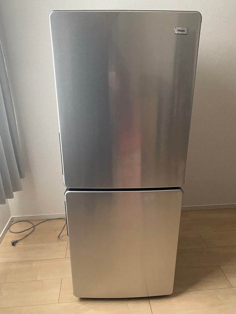 Haier 右開き冷蔵庫 JR-XP2NF148F 2019年製　取説あり