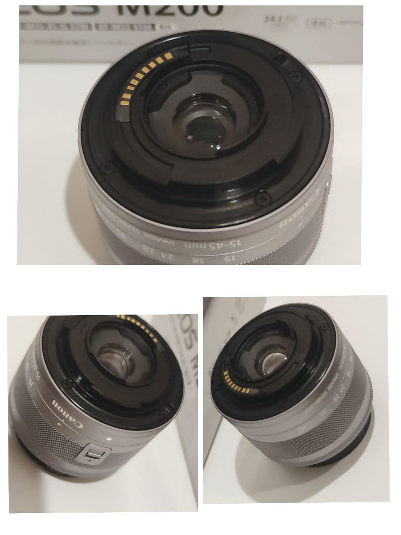 Canon EOS M200 ミラーレス一眼カメラ ホワイト ダブルレンズキット