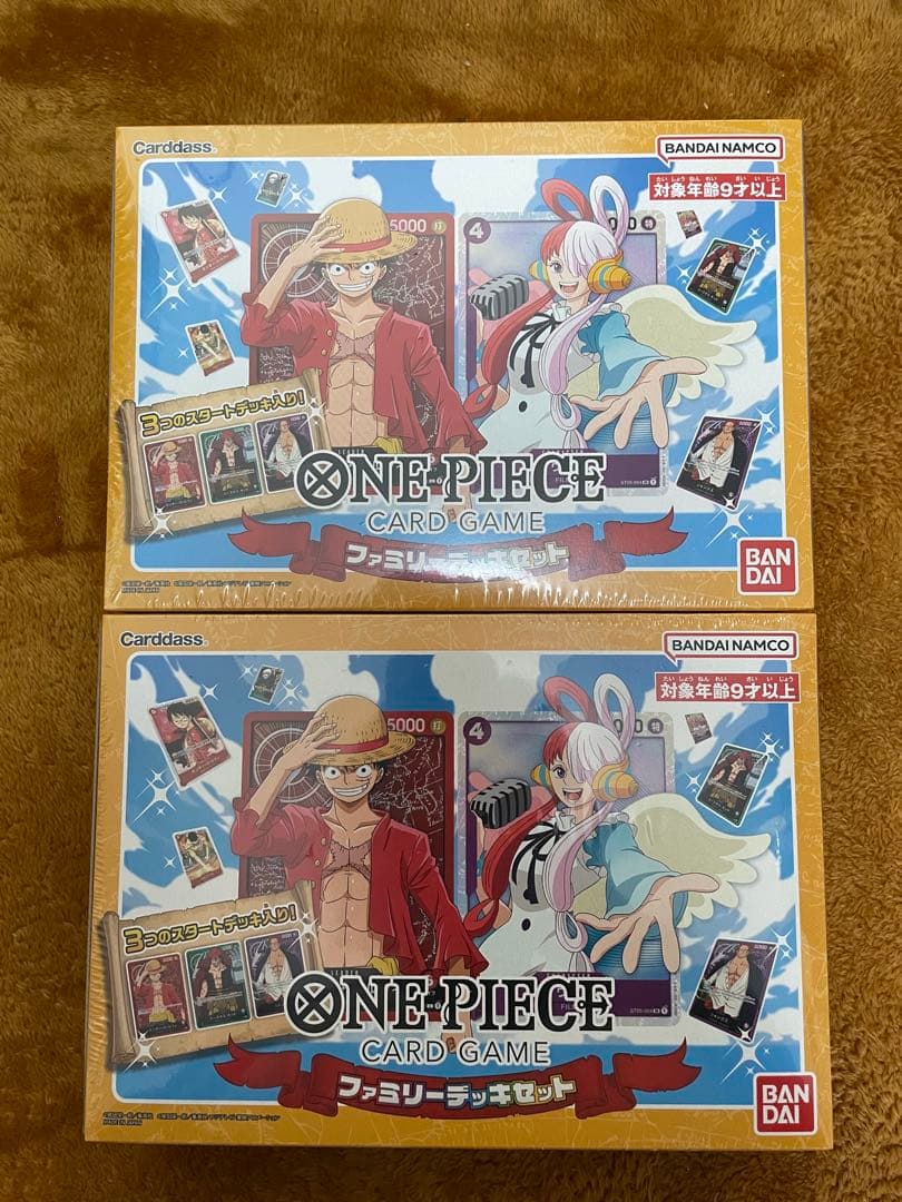 ワンピースカードゲーム　ファミリーデッキセット　シュリンク付き　パラレル