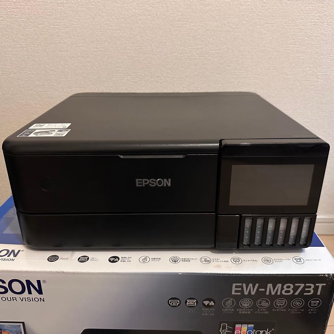 【印刷数317枚】EPSON EW-M873T インクジェット複合機 プリンター