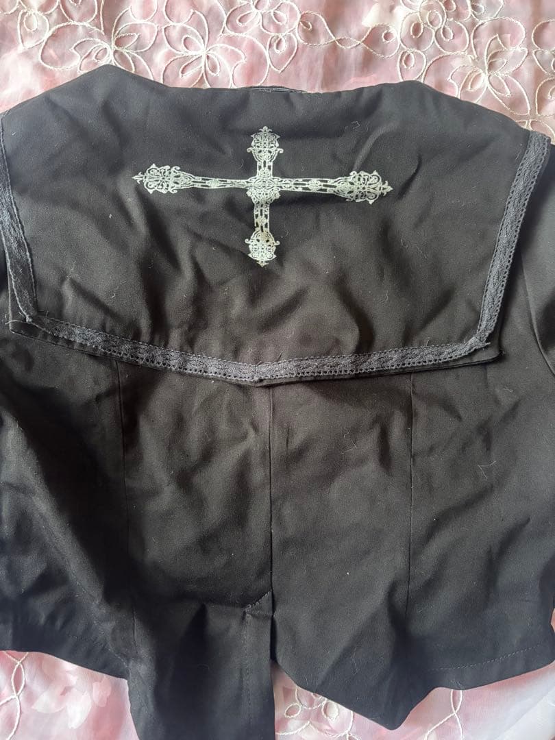 【美品】セーラー襟ブラウス【h.NAOTO】