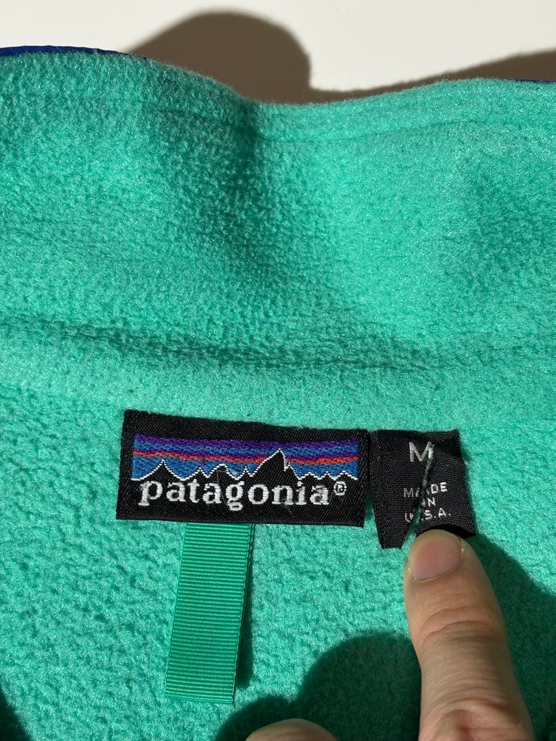 90s 希少USA製｜Patagonia｜初期シェルドシンチラ｜大きめMサイズ