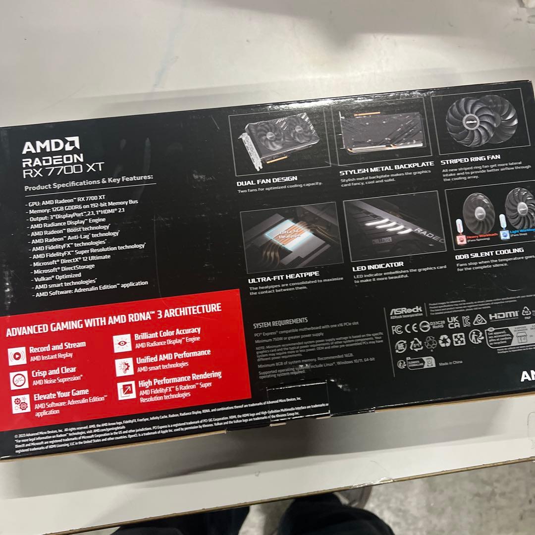 ASRock Radeon RX 7700 XT 12GB OC 新品