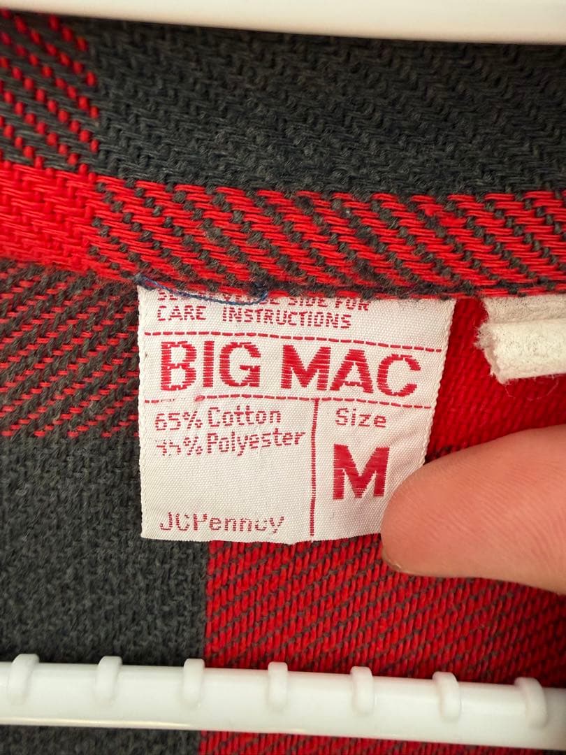 70s BIG MAC ネルシャツ