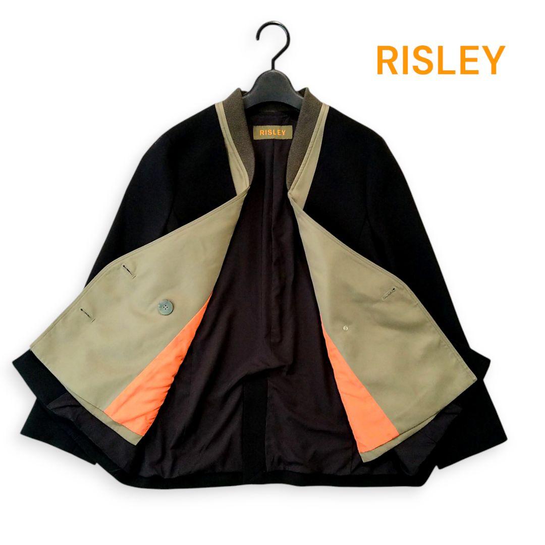 ■美品 RISREY リズレー ミリタリー コンビ ジャケット