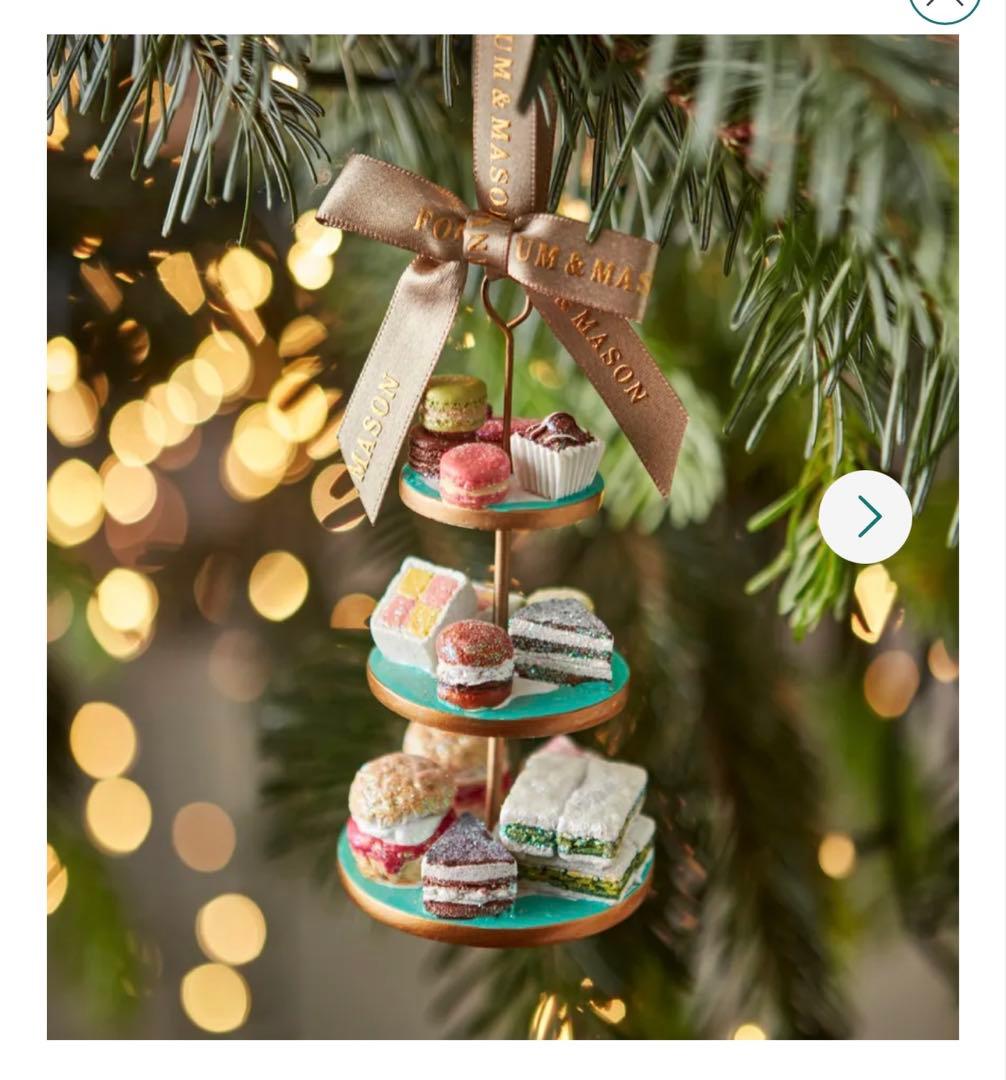 FORTNUM & MASON クリスマスオーナメント木箱入り