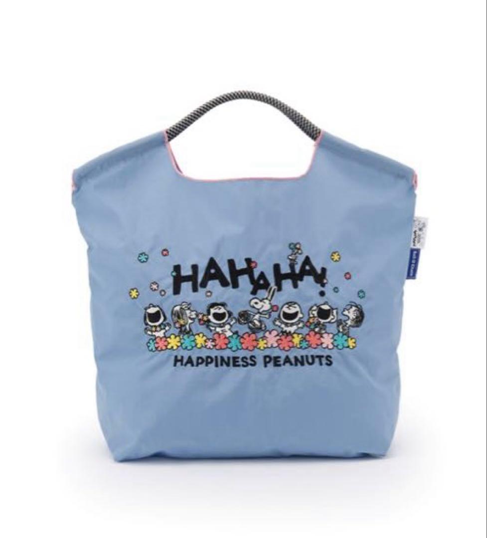 【阪急限定⚫︎Mサイズ】　ボールアンドチェーン　スヌーピー　バッグ　ブルー