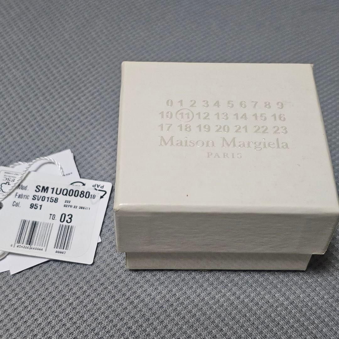 メゾンマルジェラ リング シルバー925 ロゴ 箱付き