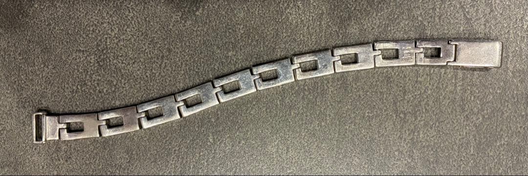 GUCCI シルバー リンクブレスレット 保存袋付き