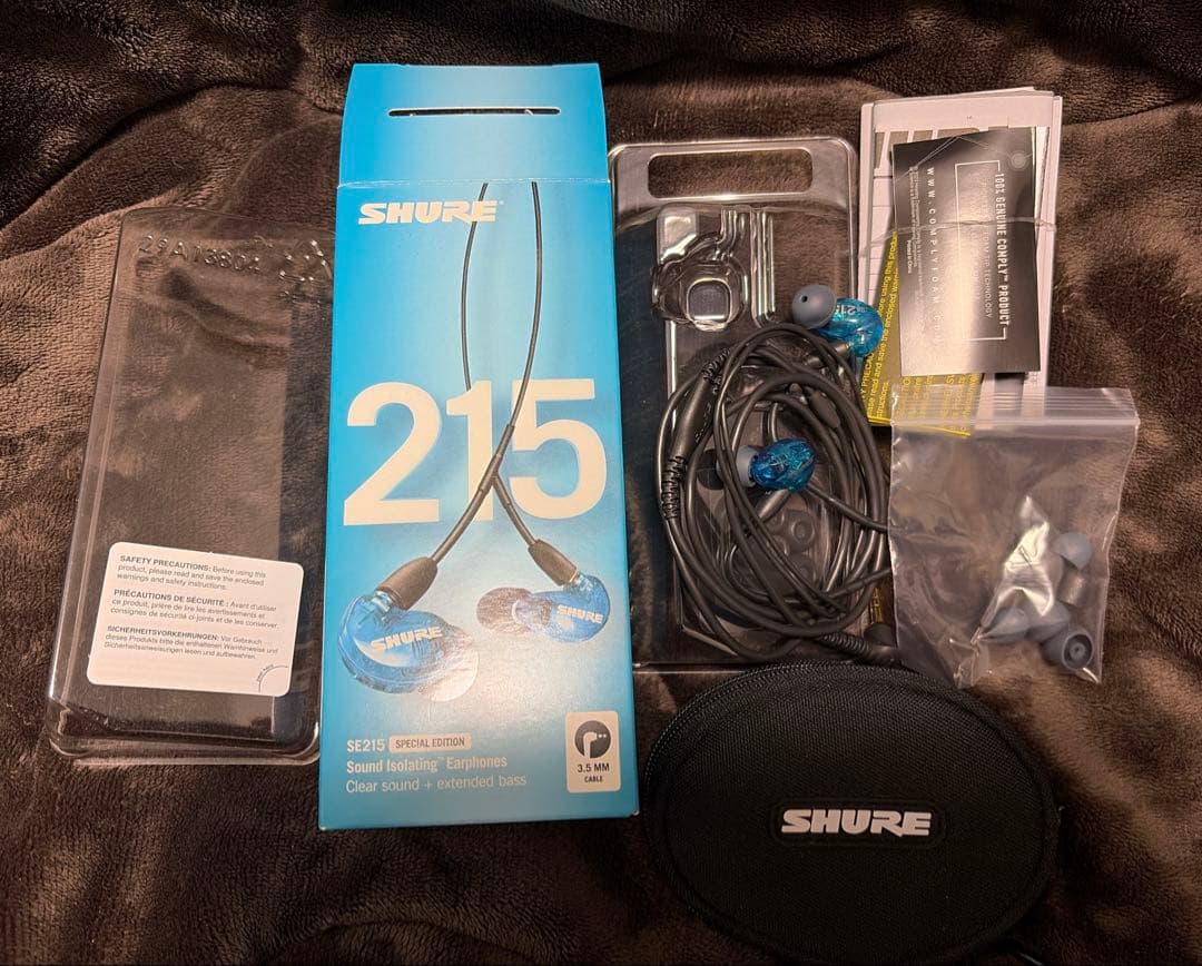 【美品】SHURE 215 スペシャル・エディション ゲーミングイヤホン