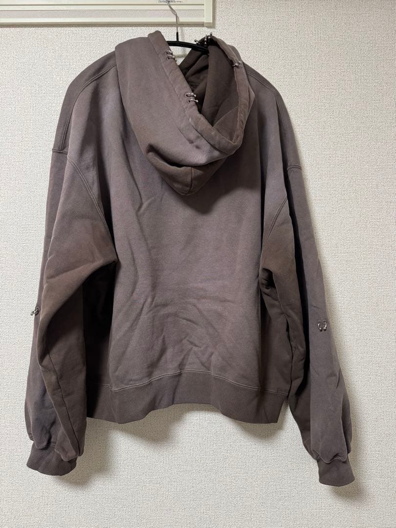 トップス tttmsw 2025ss brown hoodie