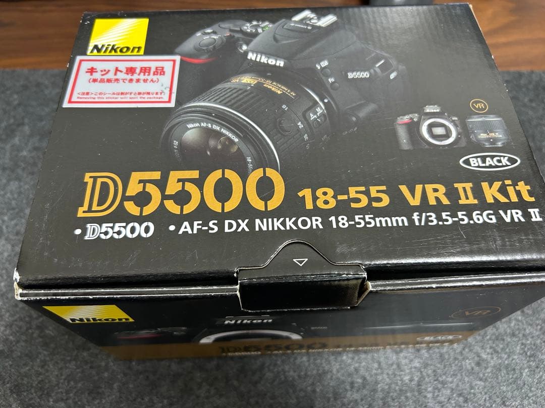 【ジャンク】Nikon D5500ボディシャッター故障 付属品充実 修理前提