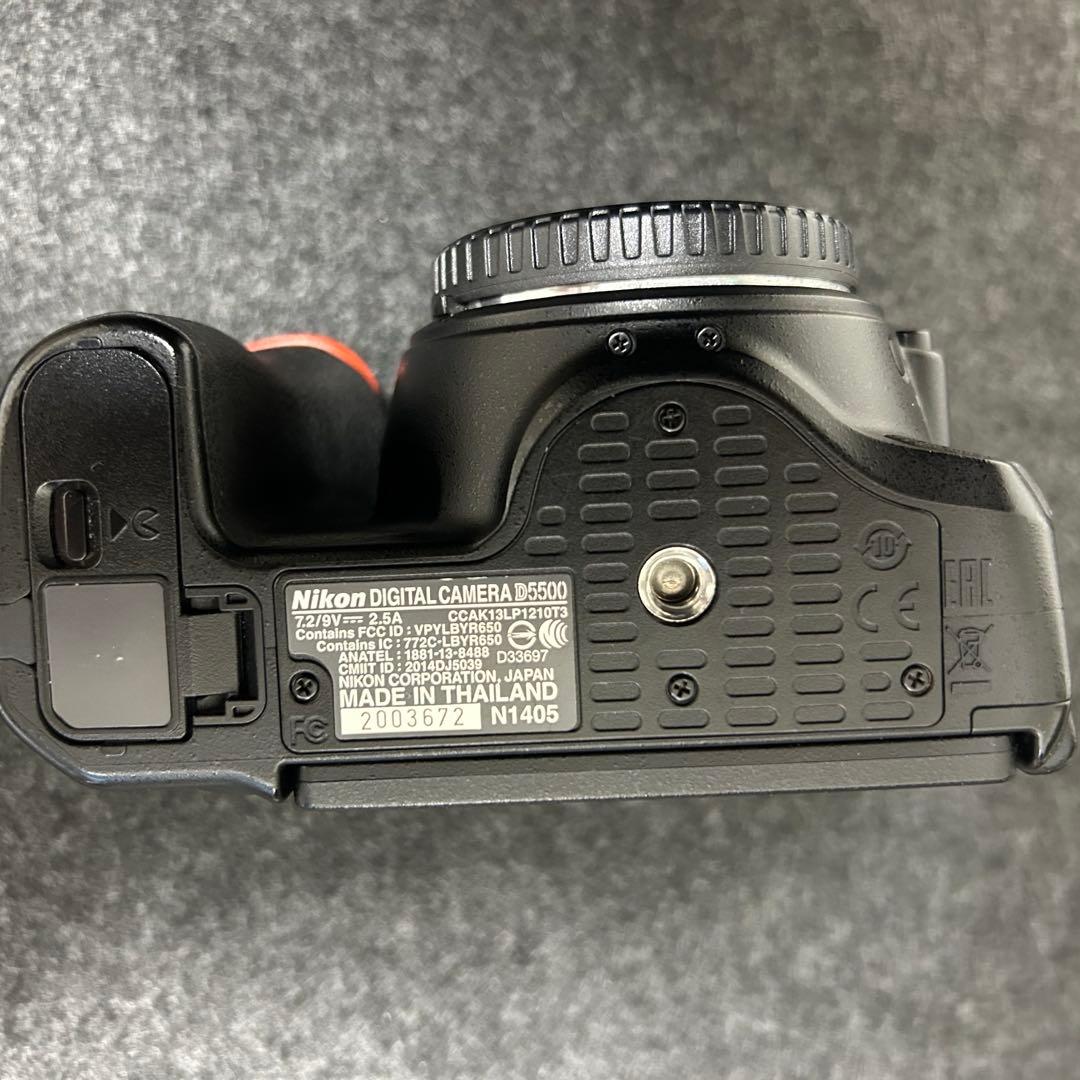 【ジャンク】Nikon D5500ボディシャッター故障 付属品充実 修理前提