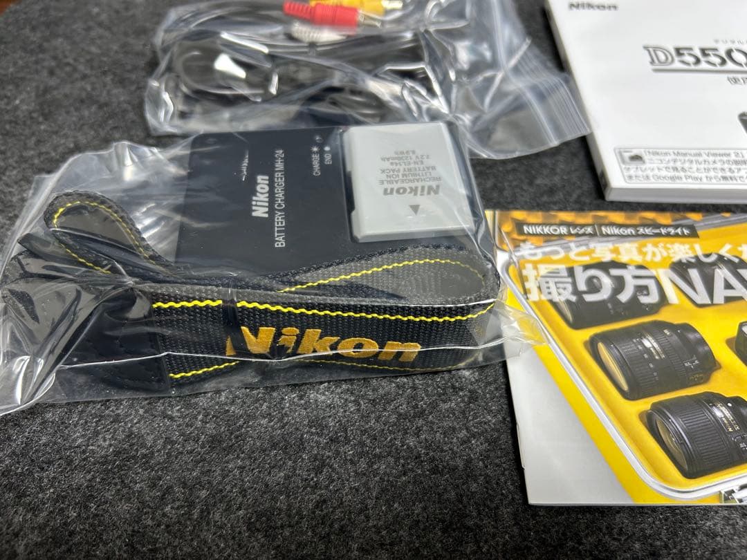 【ジャンク】Nikon D5500ボディシャッター故障 付属品充実 修理前提
