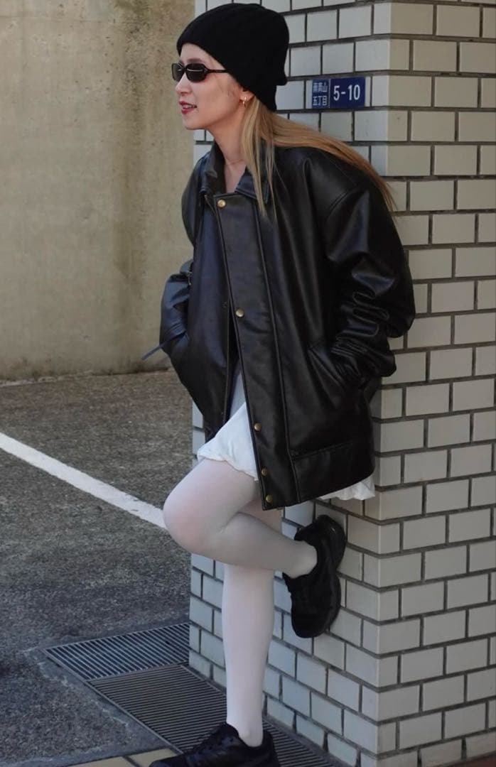 Gajess♡ Giselle Leather Blouson