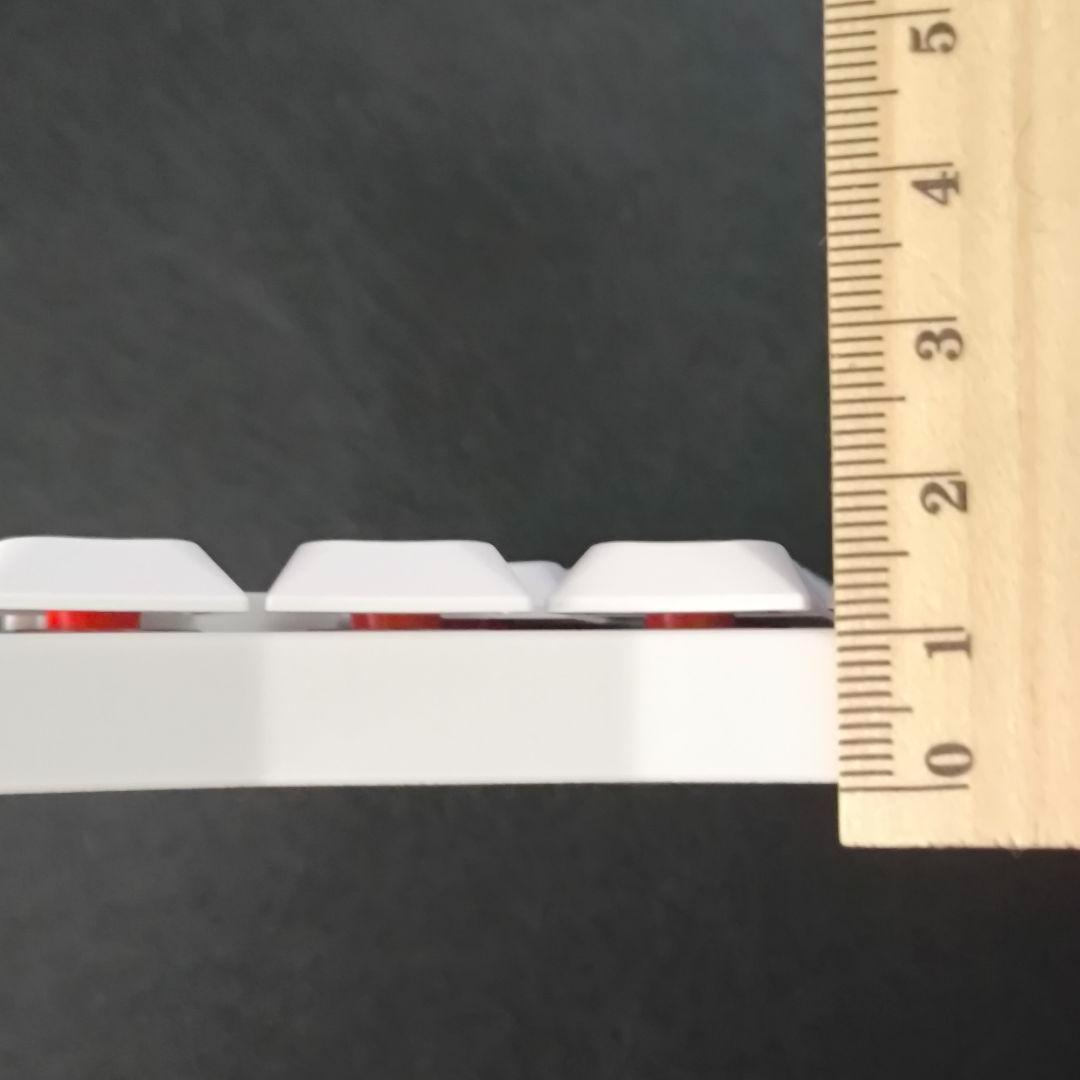 【完成品】Bluetooth 64キー自作キーボード ロープロファイル 印字あり