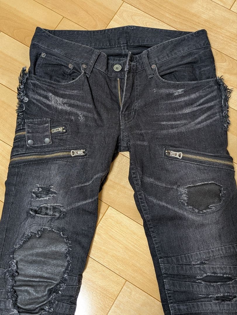 LGB ルグランブルー ブラックデニム サイズ25 試着のみ