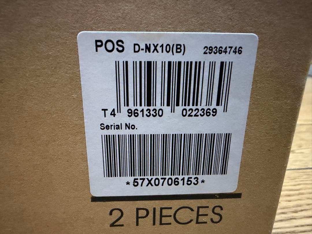 未使用品 オンキョー スピーカー ペア NX10 ONKYO ブックシェルフ型