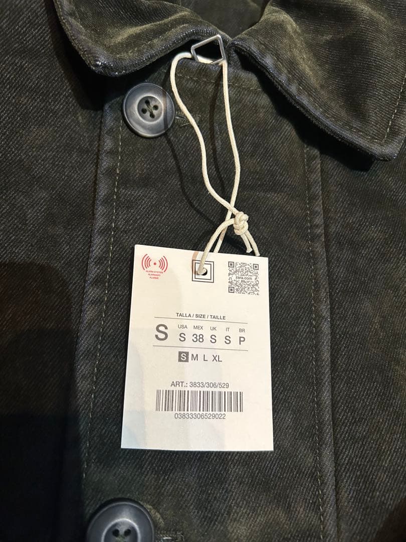 【サクマエマ様】ZARA ベロアツイルジャケット