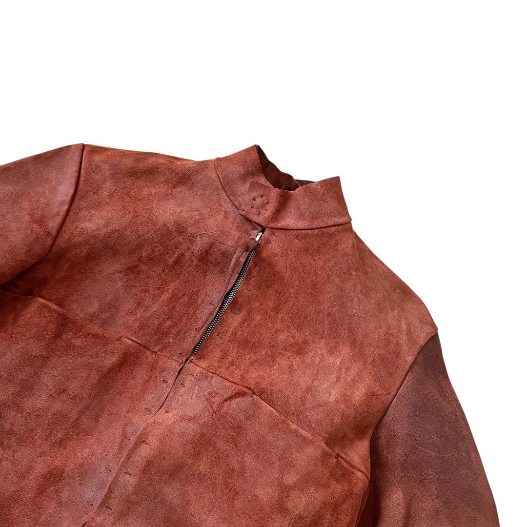 ま*ん様 m.a+ エムエークロス キャメルリバースレザージャケット