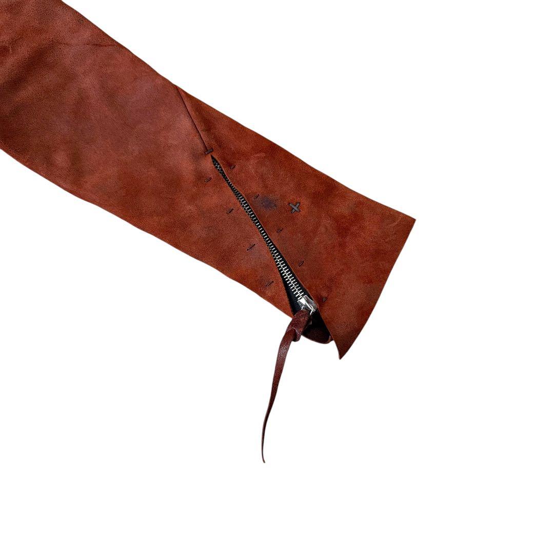 ま*ん様 m.a+ エムエークロス キャメルリバースレザージャケット