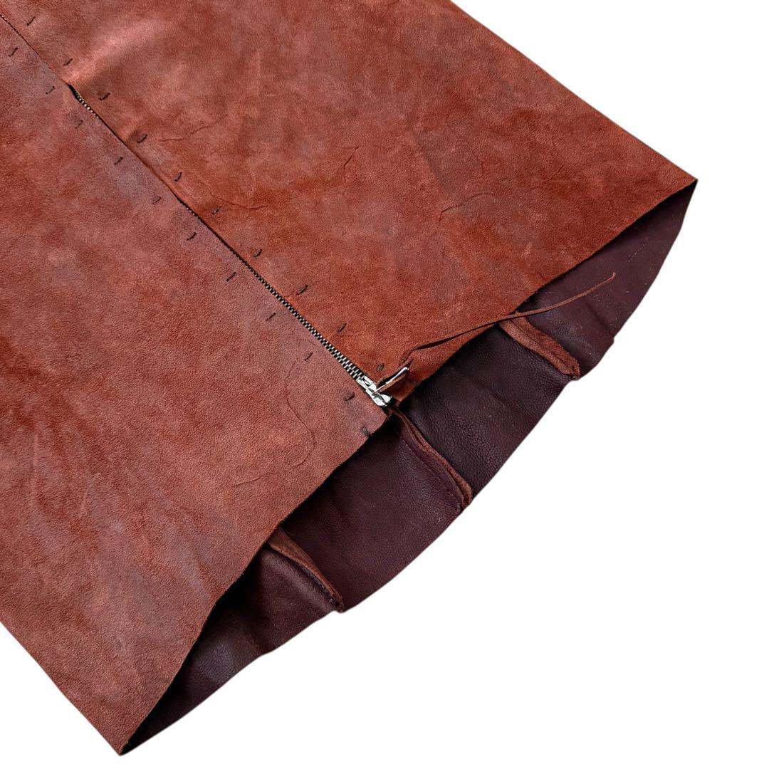 ま*ん様 m.a+ エムエークロス キャメルリバースレザージャケット