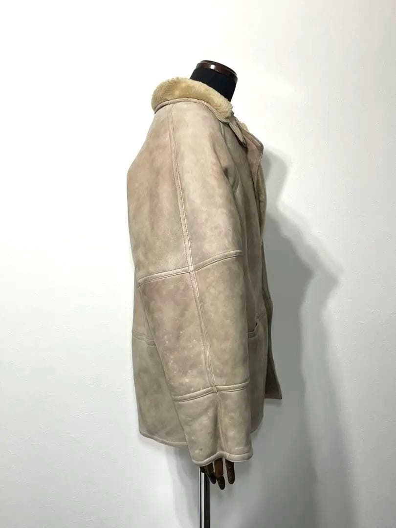 PEPKOペプコ◇トルコ製◇ヴィンテージメンズリアルムートンコート