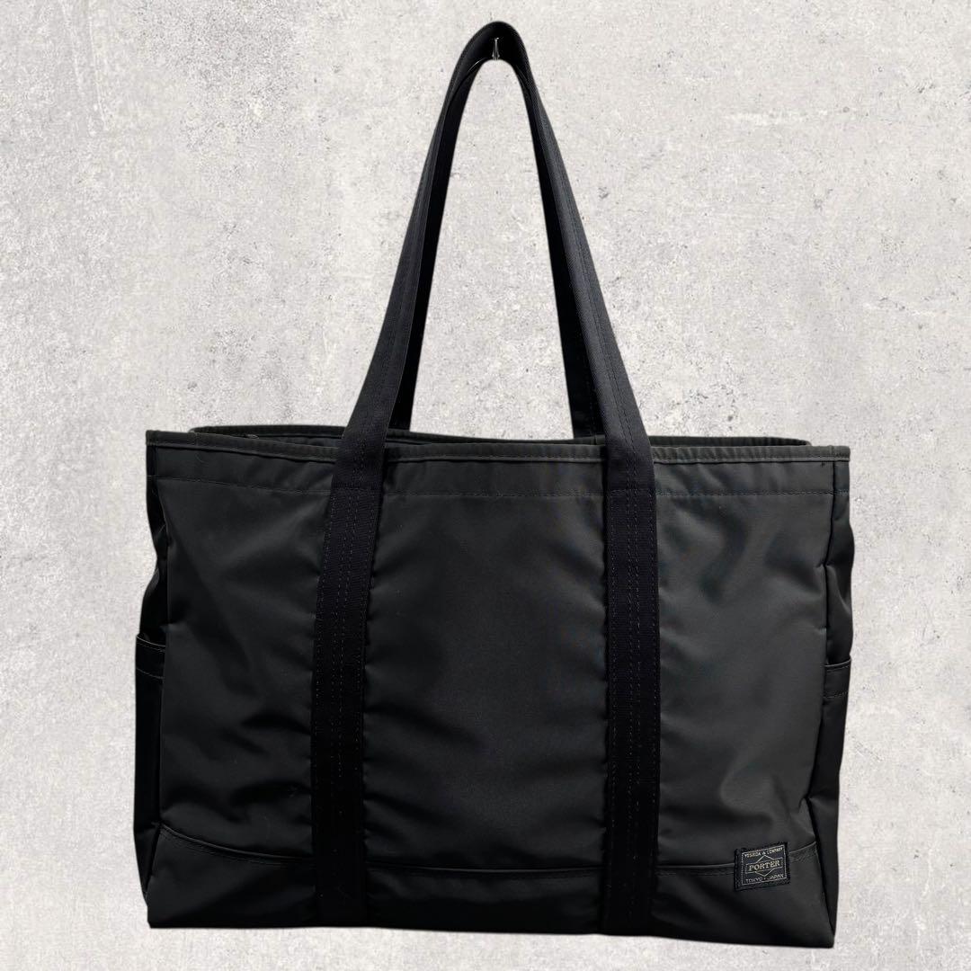 こむつむポーター ドライブ トートバッグ ビジネス 3層　A4 ブラック