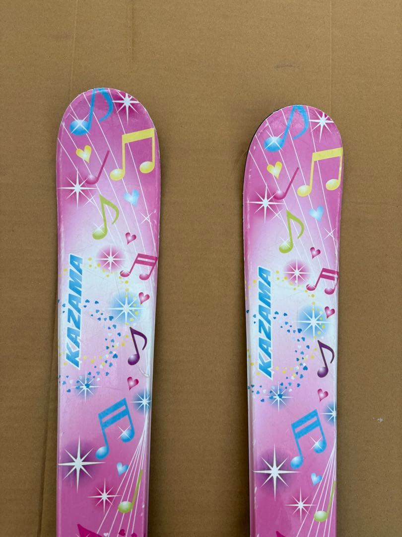KAZIMA 子ども用スキーセット ピンク