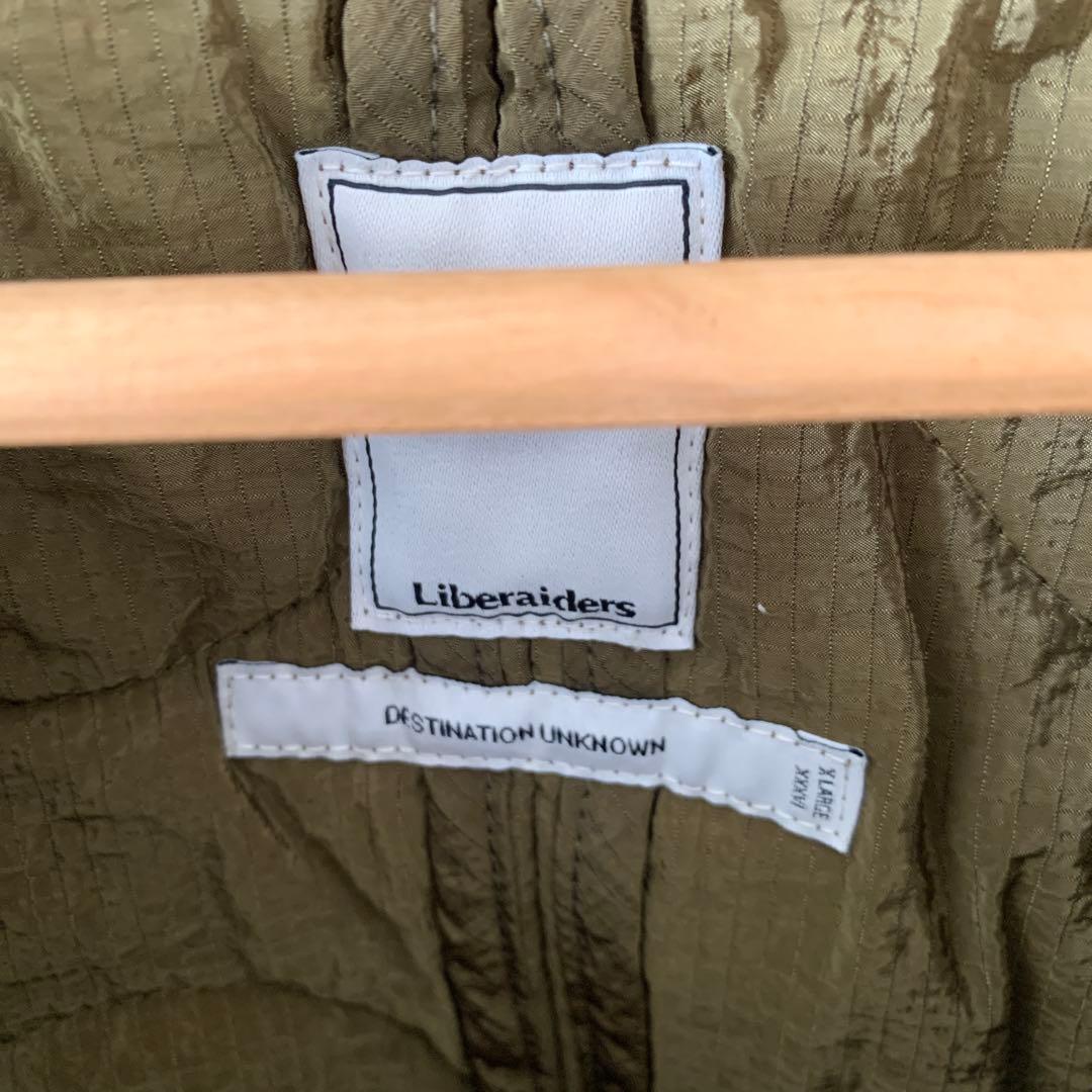 Liberaiders QUILTED CREWNECK オリーブ　XLサイズ