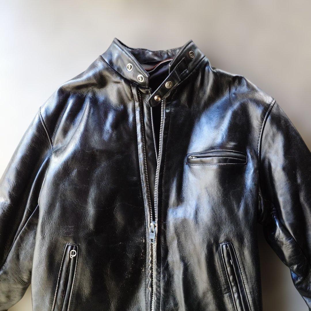 schott 641 ショットシングルライダースレザー アメリカ製 40