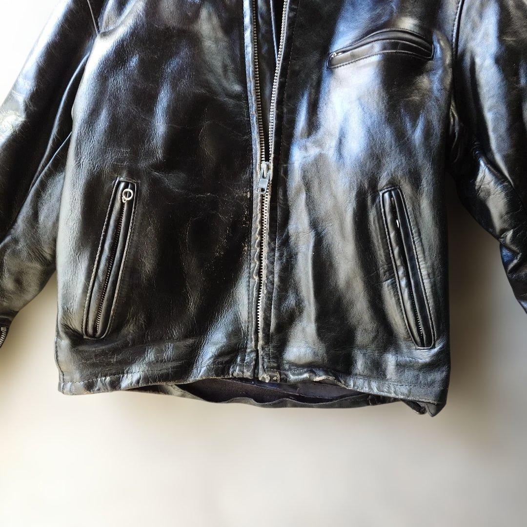 schott 641 ショットシングルライダースレザー アメリカ製 40