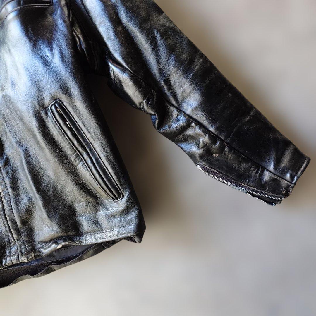 schott 641 ショットシングルライダースレザー アメリカ製 40