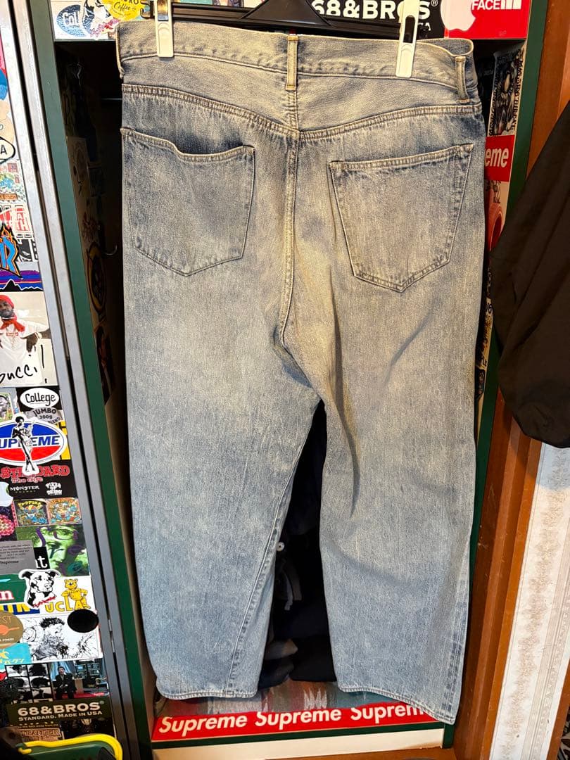 COMOLI（コモリ）23SS デニム5Pパンツ (BLEACH) サイズ2