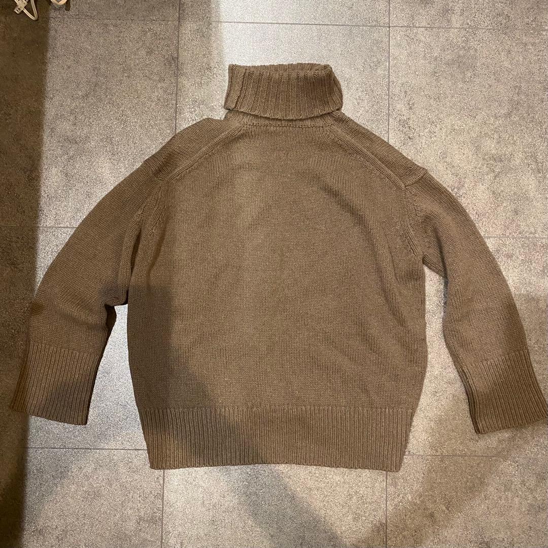 【 GALERIE VIE 】 ギャルリーヴィー タートル ニット ブラウンM