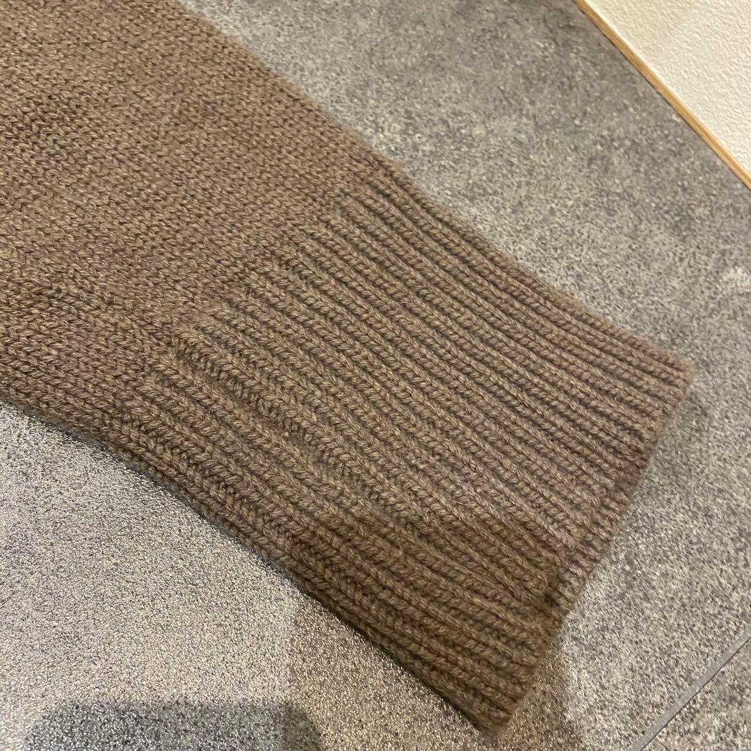 【 GALERIE VIE 】 ギャルリーヴィー タートル ニット ブラウンM