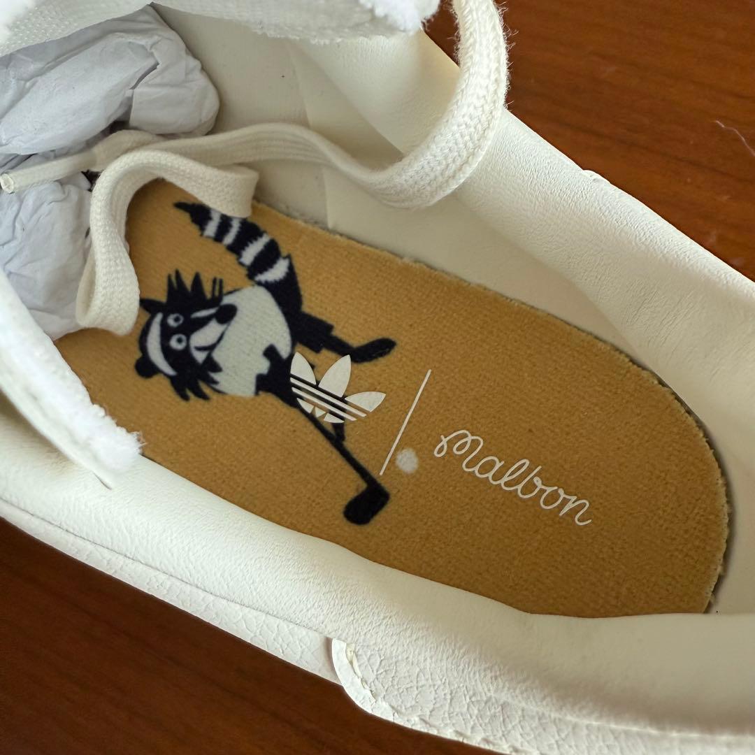 【新品 未使用】adidas x malbonゴルフシューズ スタンスミス