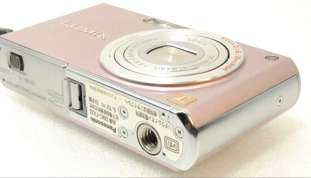 Panasonic LUMIX DMC-FX33❤️スマホ転送 動作確認済 ピンク